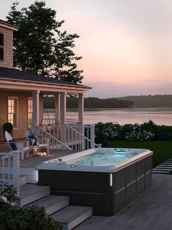 Background with a Jacuzzi Spa.